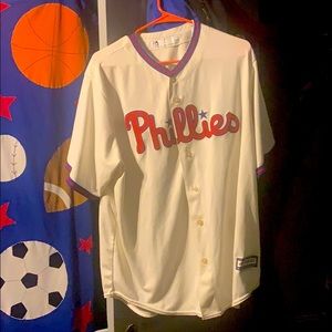 Alternate cream white Bryce Harper jersey